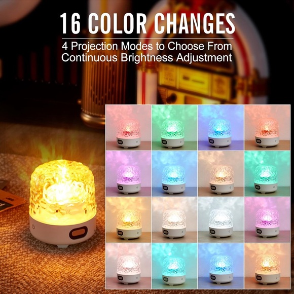 Northern Lights Projector Color Changing Bluetooth Speakers - Picture 8 of 17